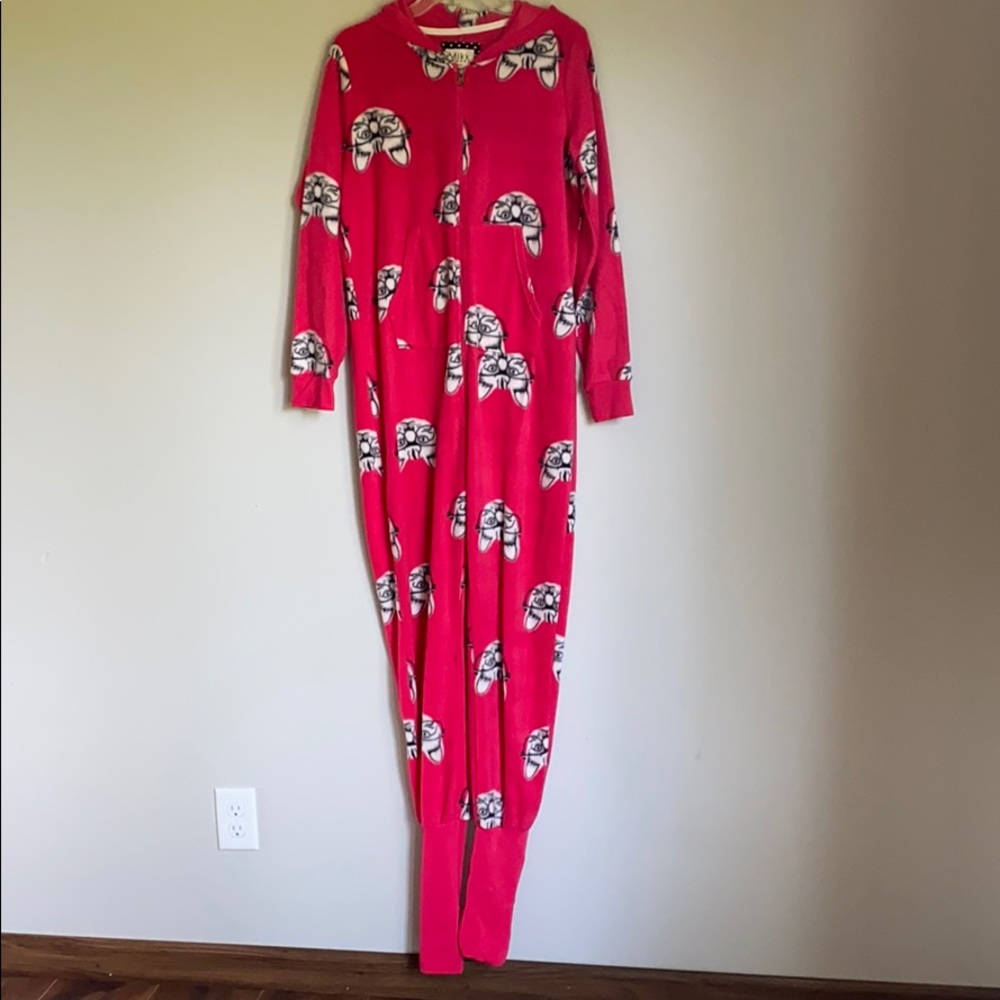 Cat Head Footies Pajamas
